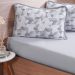 Jogo de Cama King 3 Pçs Malha Premium 145g/m² 100% Algodão 193x203x40cm Geometria