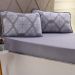 Jogo de Cama King 3 Pçs Malha Premium 145g/m² 100% Algodão 193x203x40cm Illusion