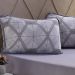 Jogo de Cama King 3 Pçs Malha Premium 145g/m² 100% Algodão 193x203x40cm Illusion