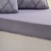 Jogo de Cama King 3 Pçs Malha Premium 145g/m² 100% Algodão 193x203x40cm Illusion