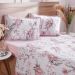 Jogo de Cama King 4 Pçs Malha Premium 145g/m² 100% Algodão 193x203x40cm