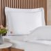 Jogo de Cama King 4 Pçs Ricamo 300 Fios 100% Algodão 193x203x40cm Branco