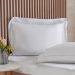 Jogo de Cama King 4 Pçs Ricamo 300 Fios 100% Algodão 193x203x40cm Cinza Fog