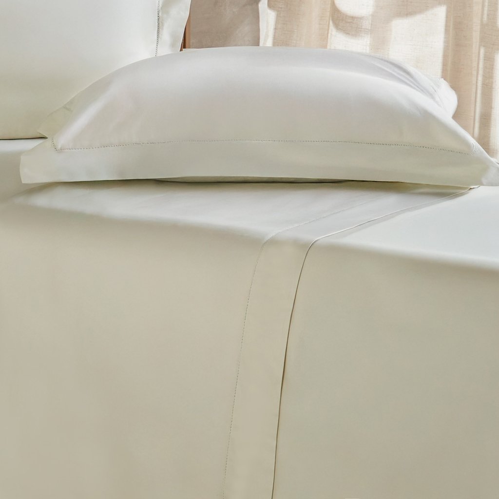 Jogo de Cama King 4 Pçs Ricamo 300 Fios 100% Algodão 193x203x40cm Salvia