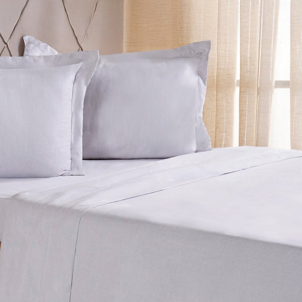 Jogo de Cama King 4 Pçs lIne Stile 100% Poliéster 193x203x40cm Cinza Fog