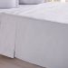 Jogo de Cama King 4 Pçs lIne Stile 100% Poliéster 193x203x40cm Cinza Fog