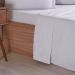 Jogo de Cama King 4 Pçs lIne Stile 100% Poliéster 193x203x40cm Cinza Fog