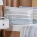 Jogo de Cama Queen 3 Pçs 200 Fios 100% Algodão 160x200x35cm Ligne