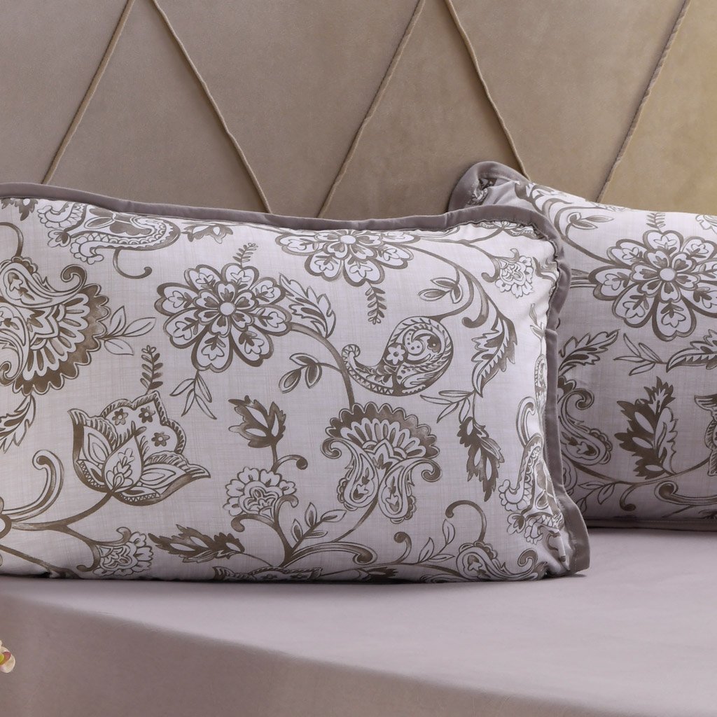 Jogo de Cama Queen 3 Pçs Malha Premium 145g/m² 100% Algodão 158x198x35cm Safir