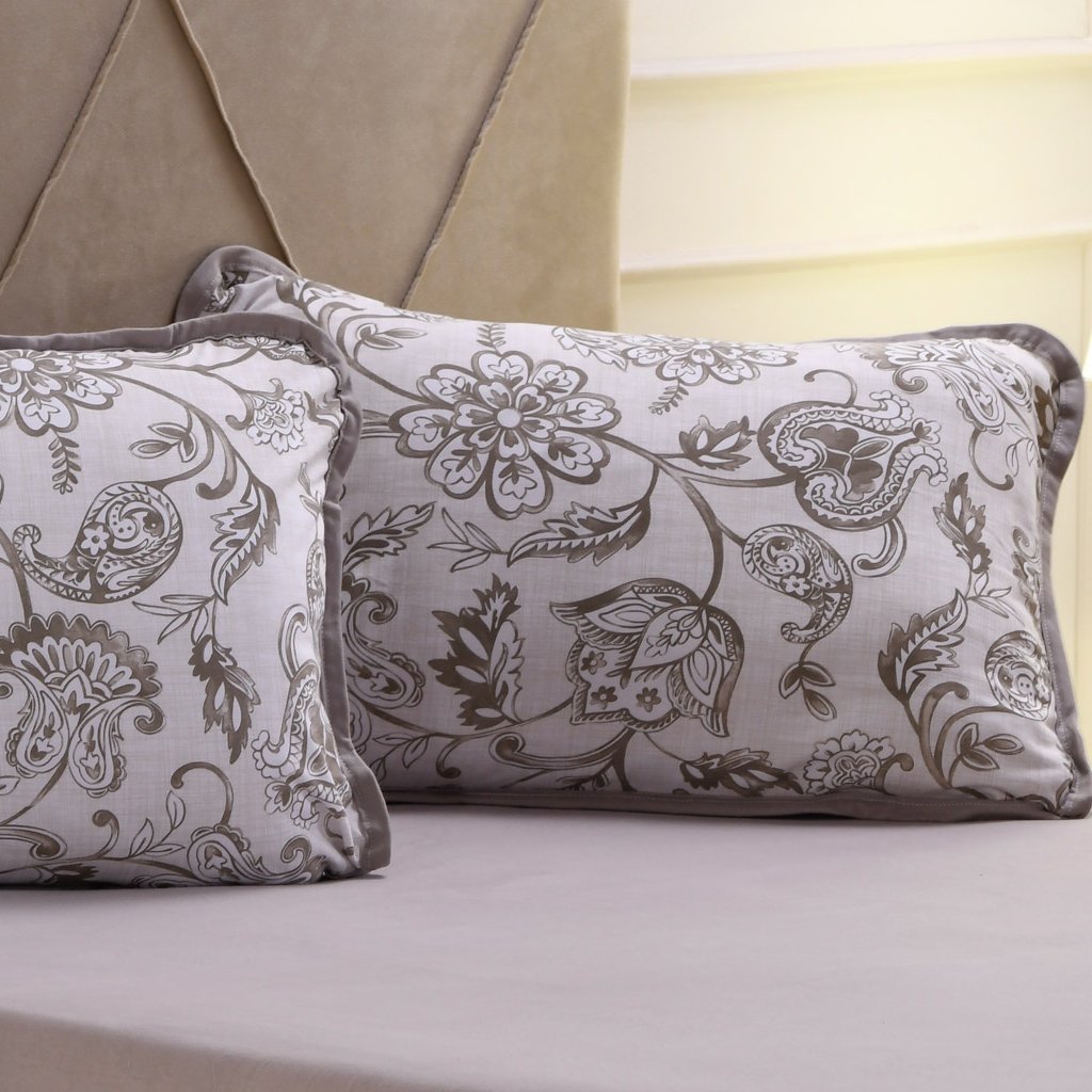 Jogo de Cama Queen 3 Pçs Malha Premium 145g/m² 100% Algodão 158x198x35cm Safir