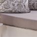 Jogo de Cama Queen 3 Pçs Malha Premium 145g/m² 100% Algodão 158x198x35cm Safir