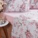 Jogo de Cama Queen 4 Pçs Malha Premium 145g/m² 100% Algodão 158x198x35cm