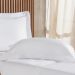 Jogo de Cama Queen 4 Pçs Ricamo 300 Fios 100% Algodão 160x200x40cm Branco