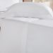 Jogo de Cama Queen 4 Pçs Ricamo 300 Fios 100% Algodão 160x200x40cm Branco