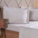 Jogo de Cama Queen 4 Pçs lIne Stile 100% Poliéster 158x198x35cm Biscuit