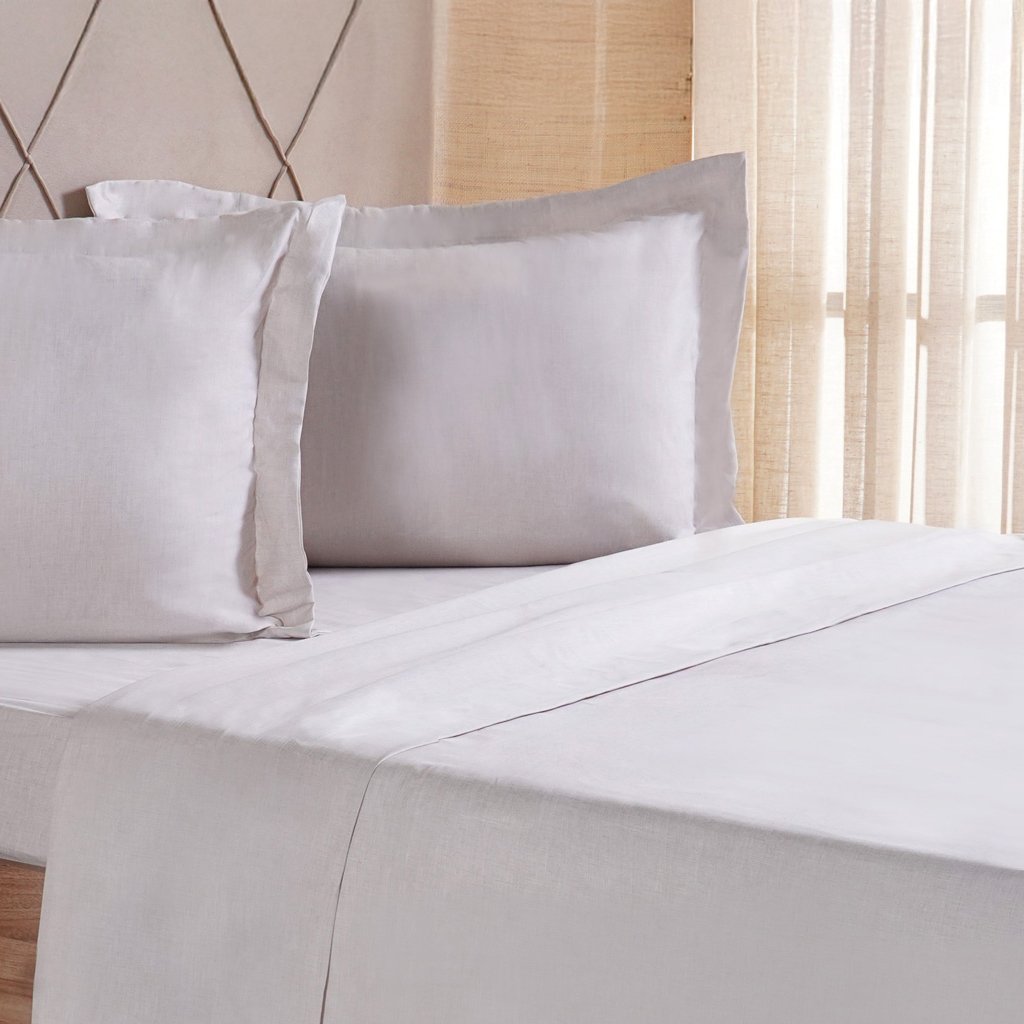 Jogo de Cama Queen 4 Pçs lIne Stile 100% Poliéster 158x198x35cm Biscuit