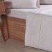 Jogo de Cama Queen 4 Pçs lIne Stile 100% Poliéster 158x198x35cm Biscuit
