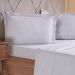 Jogo de Cama Queen 4 Pçs lIne Stile 100% Poliéster 158x198x35cm Cinza Fog