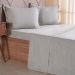 Jogo de Cama Queen 4 Pçs lIne Stile 100% Poliéster 158x198x35cm Verde Alfafa