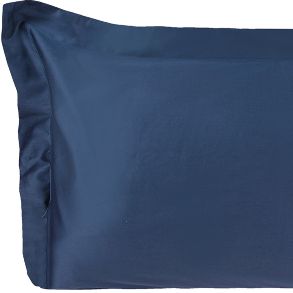 Jogo de Fronhas 400 Fios 100% Algodão 50x70cm Azul Cobalt