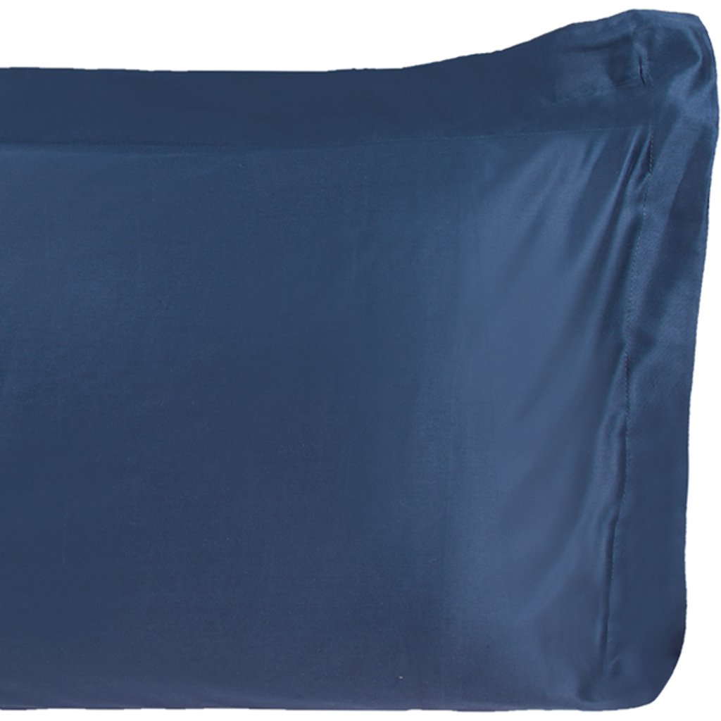 Jogo de Fronhas 400 Fios 100% Algodão 50x70cm Azul Cobalt