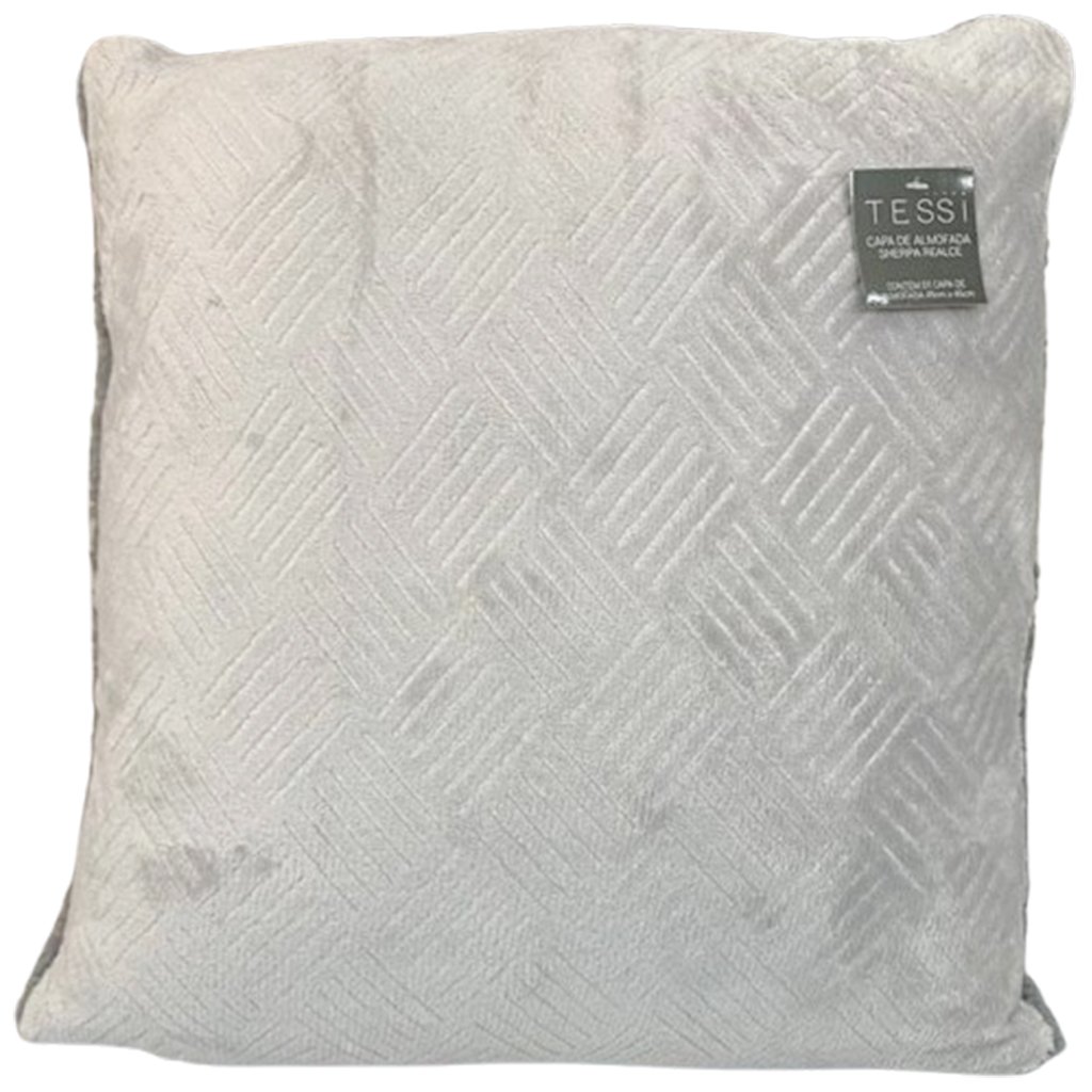 Kit 2 Capas de Almofada Sherpa Realce 45x45 Tessi