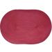 Kit 4 Americano Requinte Liso para Mesa Oval 30x45cm Bordô