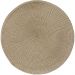 Kit 4 Americano Requinte Liso para Mesa Redondo 38cm Palha