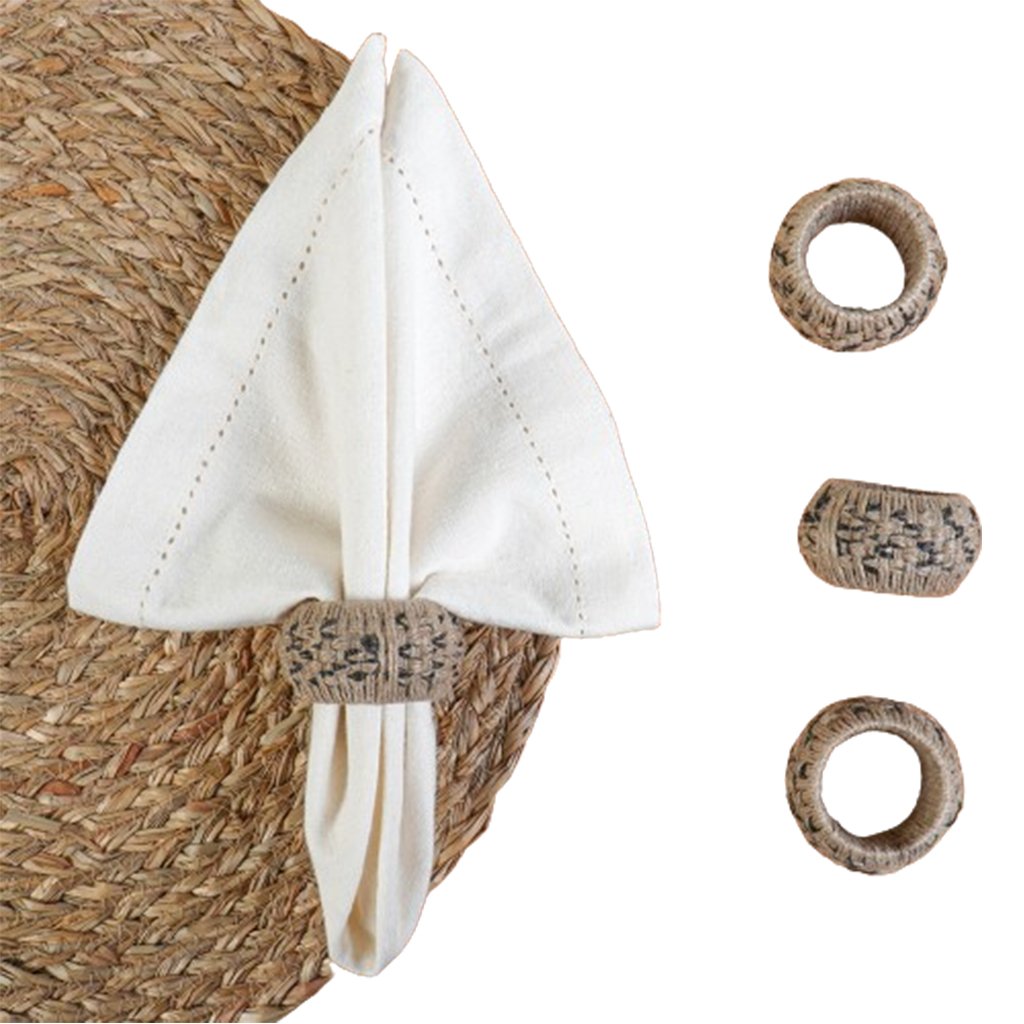 Kit 4 Porta Guardanapos Nature