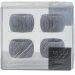 Kit 4 Porta Guardanapos Requinte Zinco