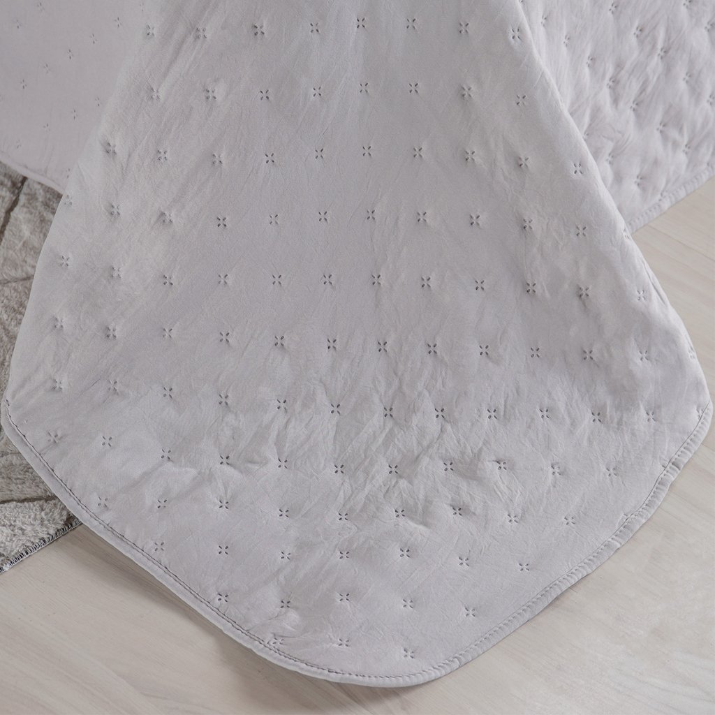 Kit Cobre Leito King Miraggio Ultra Soft com Porta Travesseiro Cinza Elefante