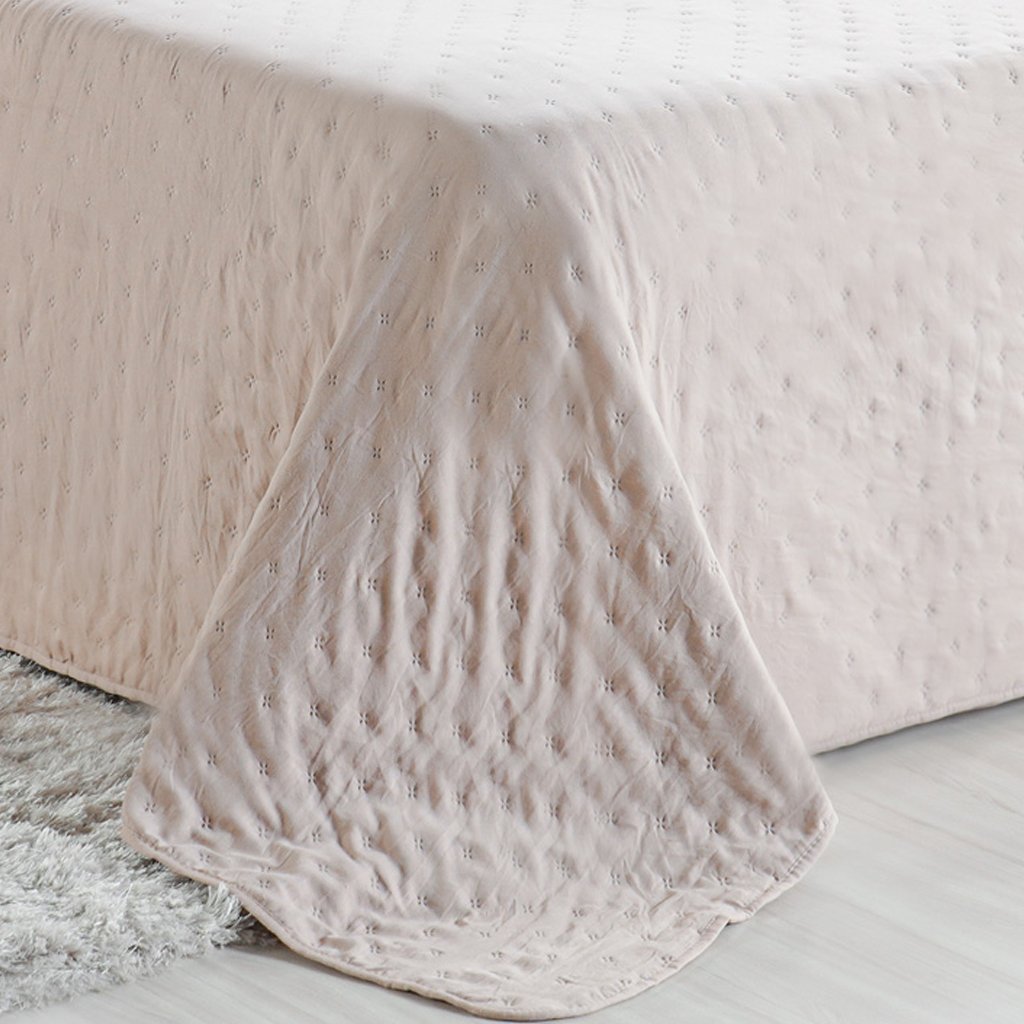 Kit Cobre Leito Queen Miraggio Ultra Soft 240x260cm Caramelo Claro