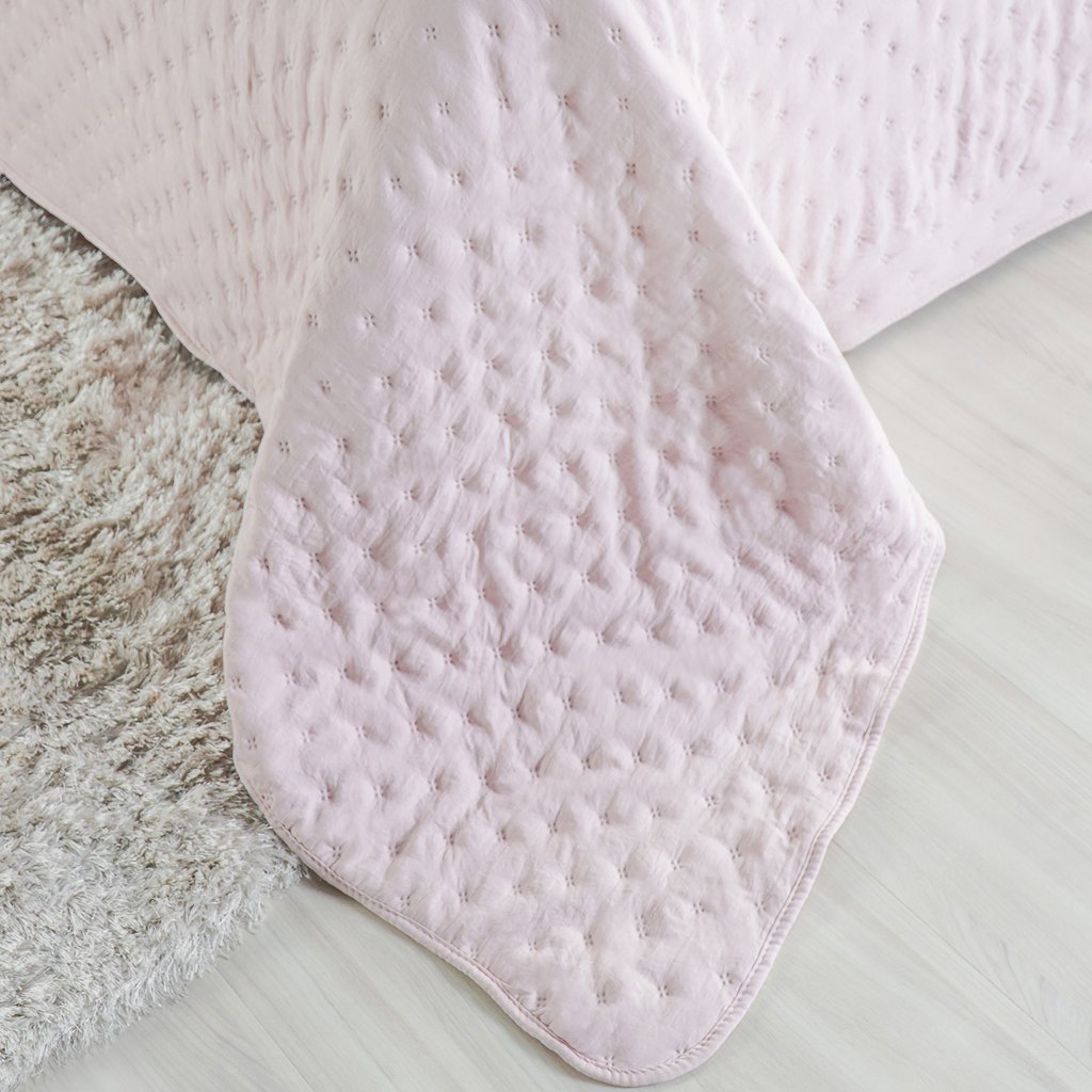 Kit Cobre Leito Queen Miraggio Ultra Soft 240x260cm Wild Rosê