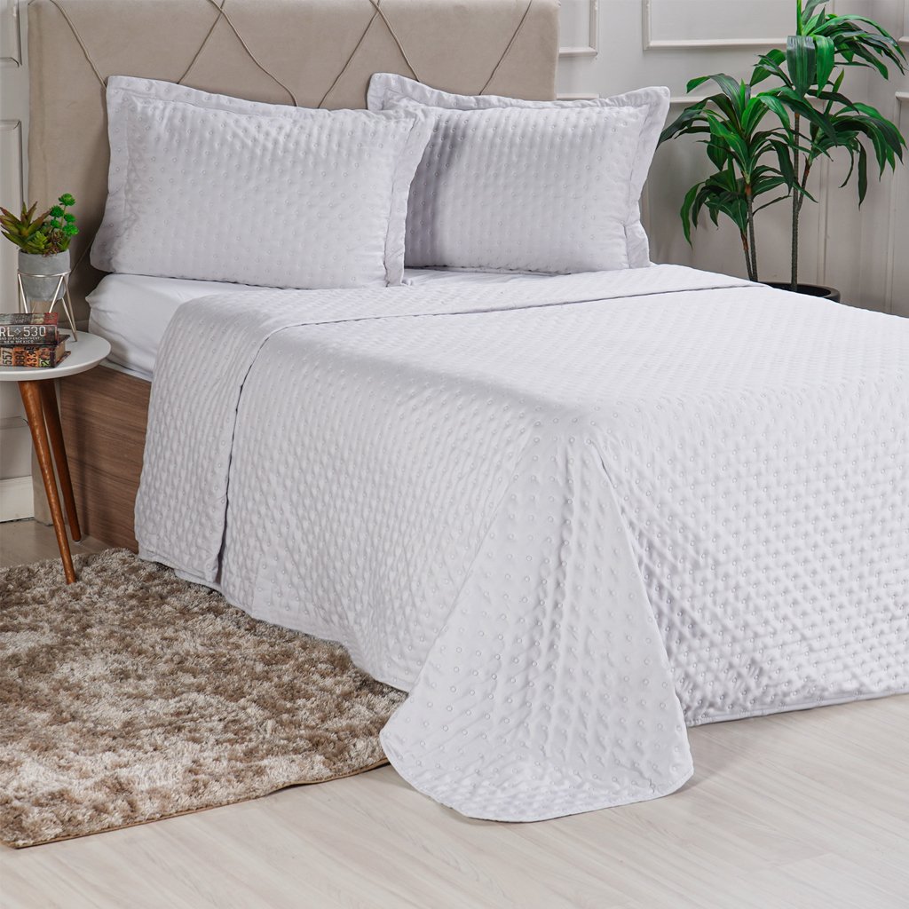 Kit Cobre Leito Queen Miraggio Ultra Soft com Porta Travesseiro Gelo