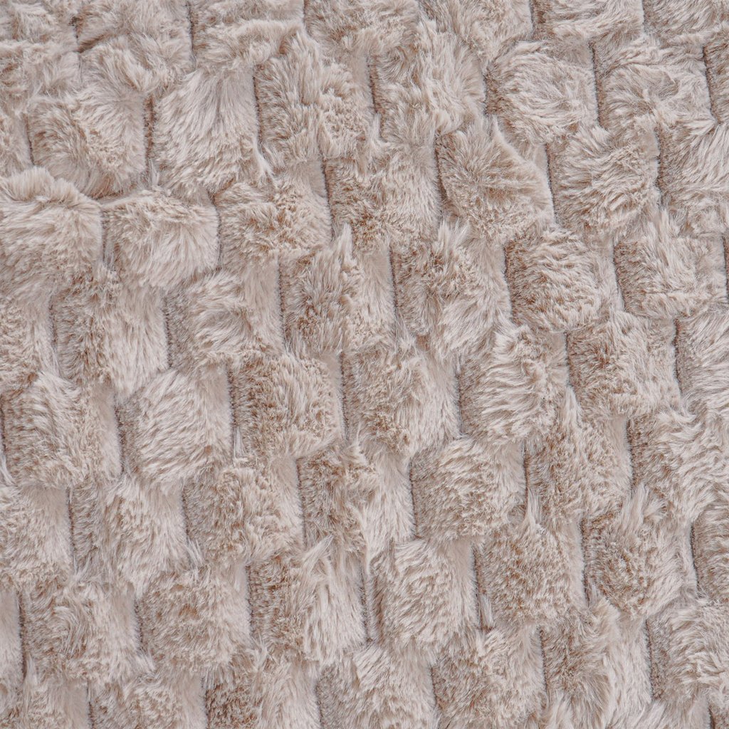 Kit Colcha Casal Luxor Jacquard 100% Poliéster 210x230cm Biscuit