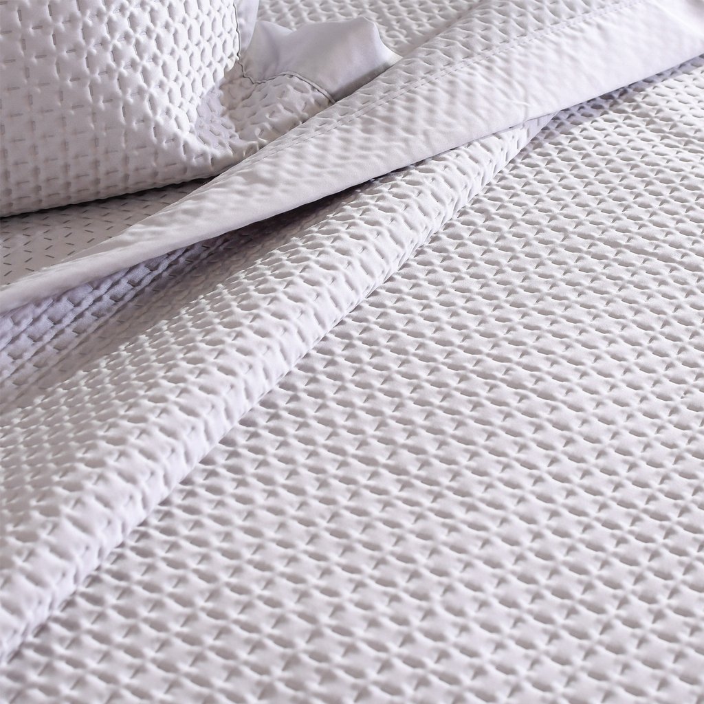 Kit Colcha Casal Satinatta Cetim Toque Pele de Pessego 220x240cm Níquel