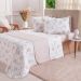 Kit Colcha King 200 Fios Estampada 260x280cm Lyrical