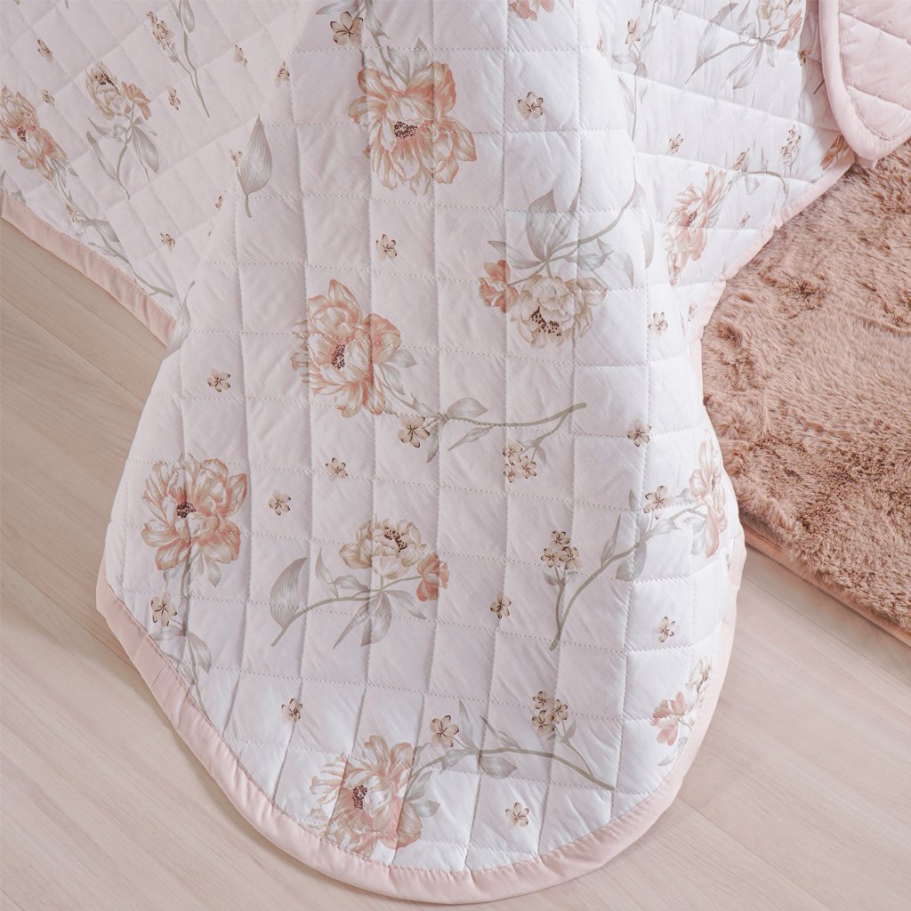 Kit Colcha King 200 Fios Estampada 260x280cm Lyrical