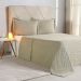 Kit Colcha King Miraggio New Soft 100% Poliéster 260x280cm Folha Seca