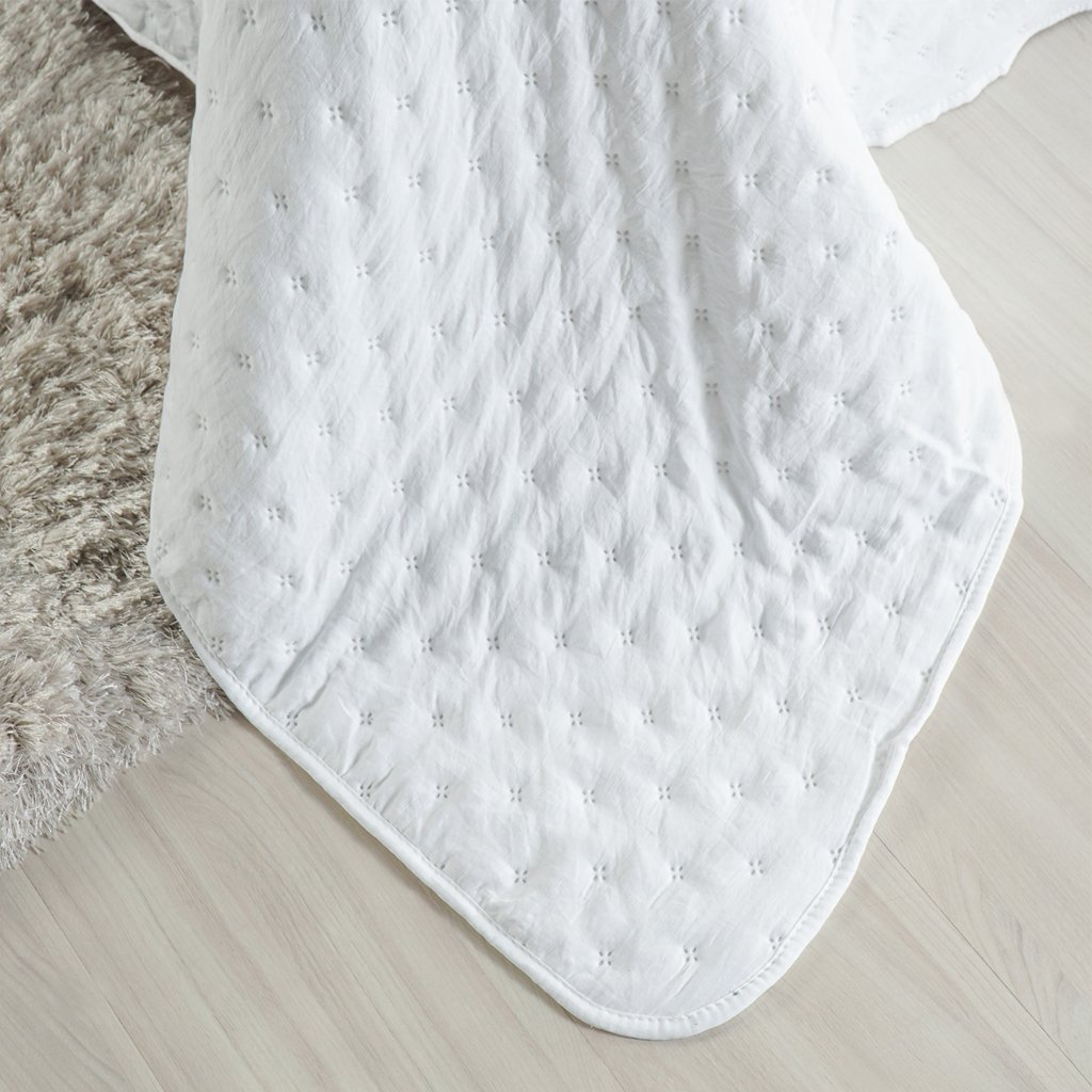 Kit Colcha King Miraggio New Soft 260x280cm Branco