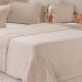 Kit Colcha King Santorini New  260x280cm Biscuit