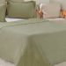 Kit Colcha King Santorini New  260x280cm Folha Seca