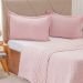 Kit Colcha King Santorini New  260x280cm Rosa Glace