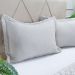 Kit Colcha King Santorini Super Macia 260x280 Cinza Elefante