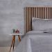 Kit Colcha King Satinatta Cetim Toque Pele de Pessego 260x280cm Cinza Elefante