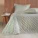 Kit Colcha King Sensatti 3D Embossed 260x280cm Verde Alfafa