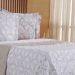 Kit Colcha Queen 200 Fios Estampada New 100% Algodão 240x260cm Rayon