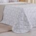 Kit Colcha Queen 200 Fios Estampada New 100% Algodão 240x260cm Rayon