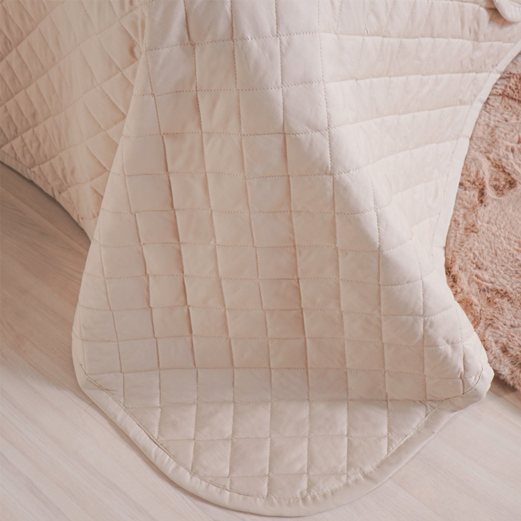 Kit Colcha Queen 200 Fios Lisa 240x260cm Machiatto
