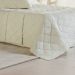 Kit Colcha Queen 3 Pçs Ricamo 300 Fios 100% Algodão 240x260cm Salvia